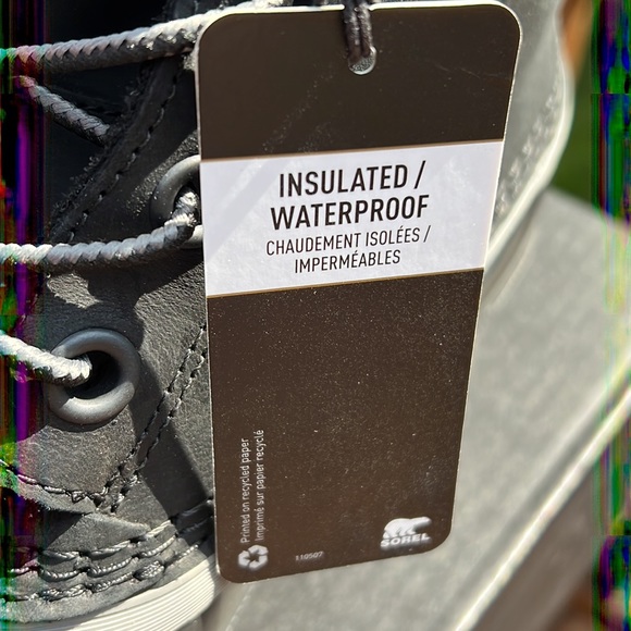 New Never worn, boxed, SOREL Black Waterproof, Impermeable, Insulated sole boots - Picture 3 of 14